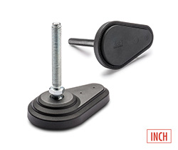 LV.FO (inch sizes)-Pies de nivelación para fijación al suelo